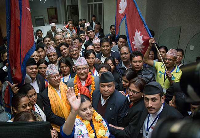 Bidhya-Bhandari-becomes-Nepal-first-woman-President