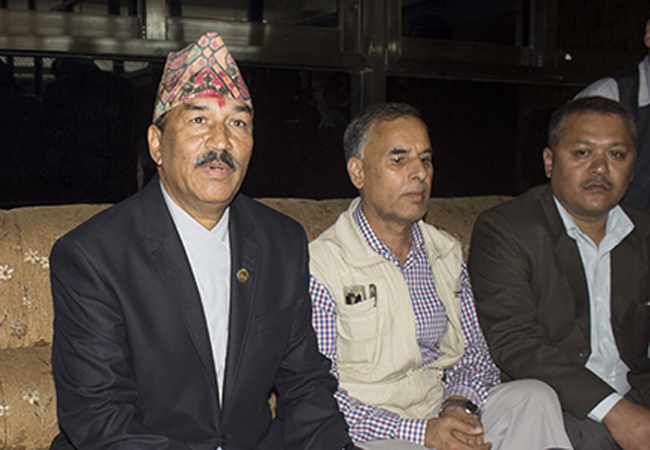 Kaml-thapa back from india